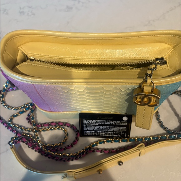 Chanel Python Small Gabrielle Rare! - Picture 3 of 8